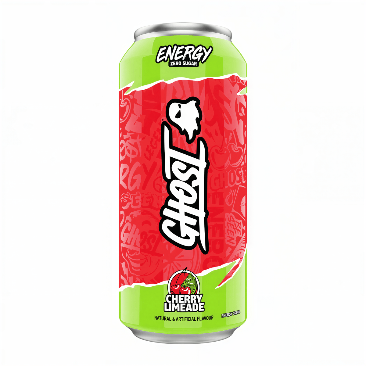 Ghost Cherry Limeade Zero Sugar Energy Drink (500ml)