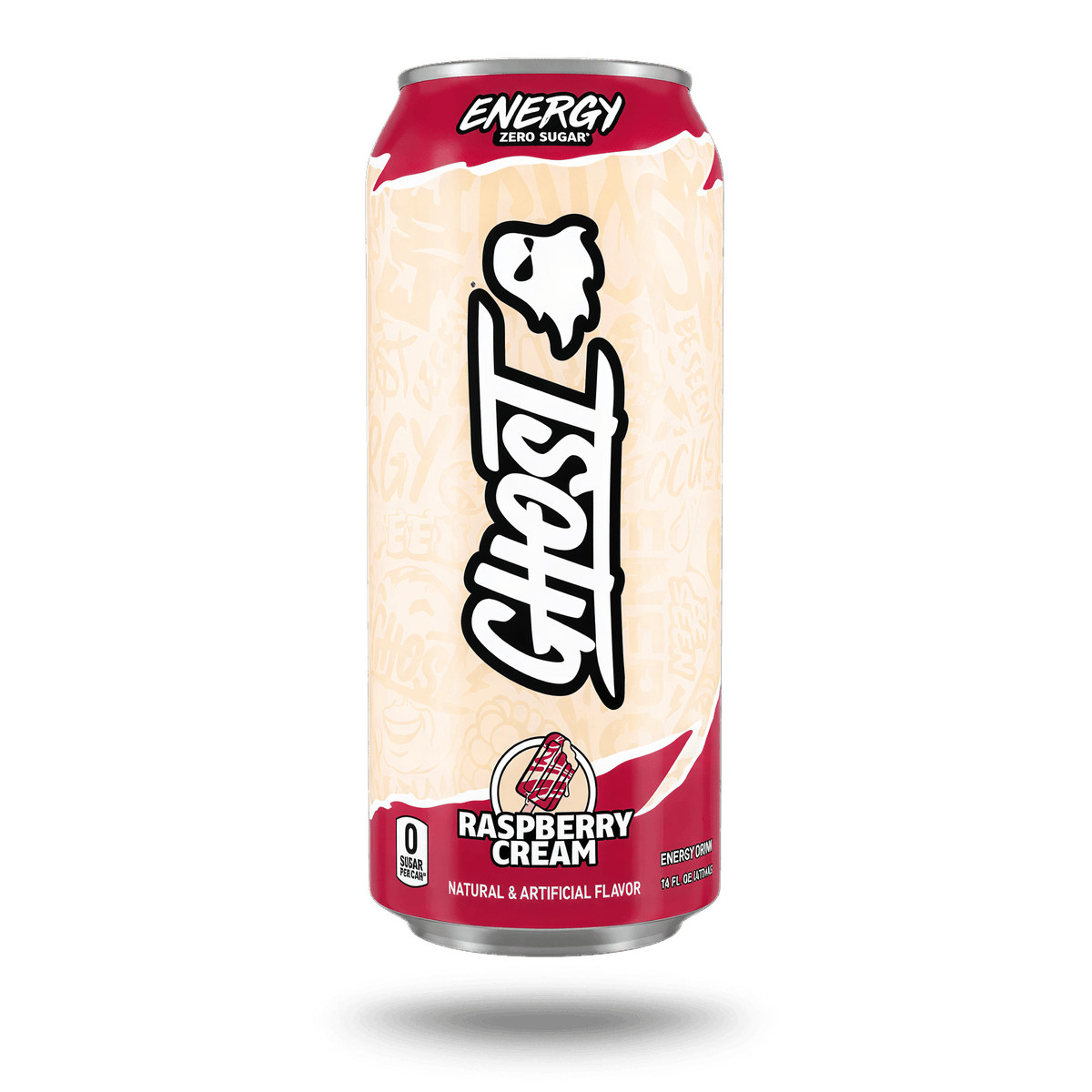 Ghost Raspberry Cream Zero Sugar Energy Drink (500ml)