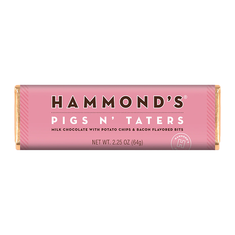 Hammond's Pigs 'N' Taters Milk Chocolate Bar (64g)