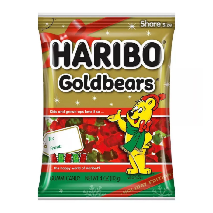 Haribo Christmas Edition Gold Bears (113g)