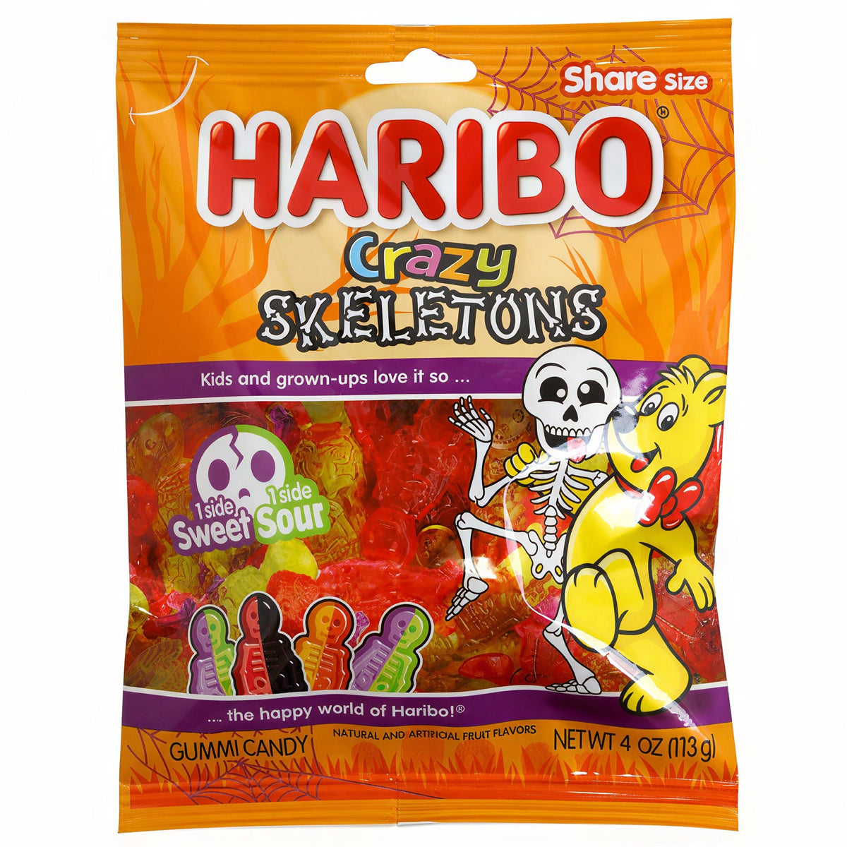 Haribo Halloween Crazy Skeletons (113g)