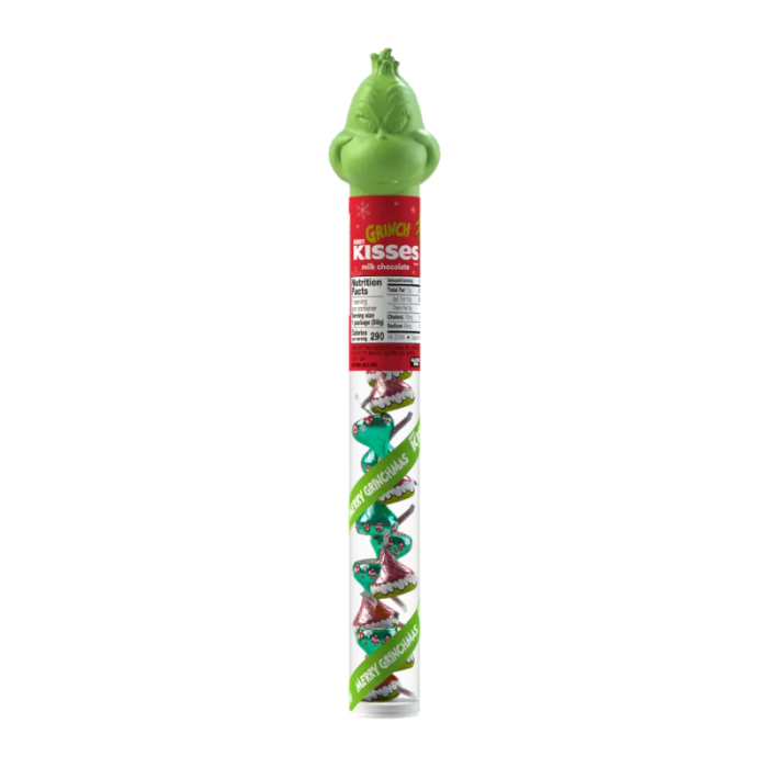 Hershey's Candy Cane Grinch Kisses Filled Cane (59g)