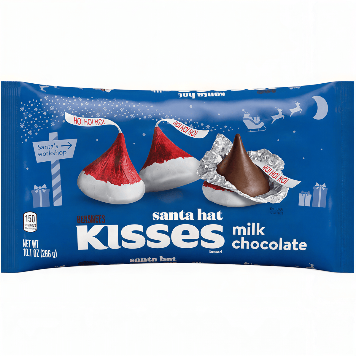Hershey's Santa Hat Milk Chocolate Kisses (255g)
