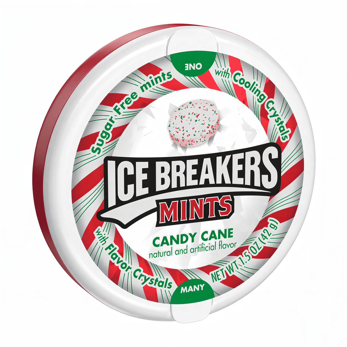 Ice Breakers Candy Cane Sugar Free Mints (42g)