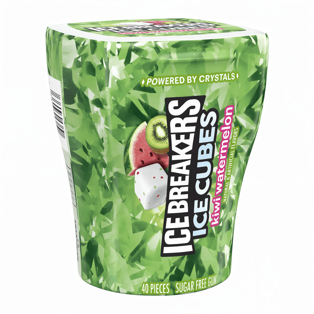 Ice Breakers Ice Cubes Kiwi Watermelon Sugar Free Gum (92g)