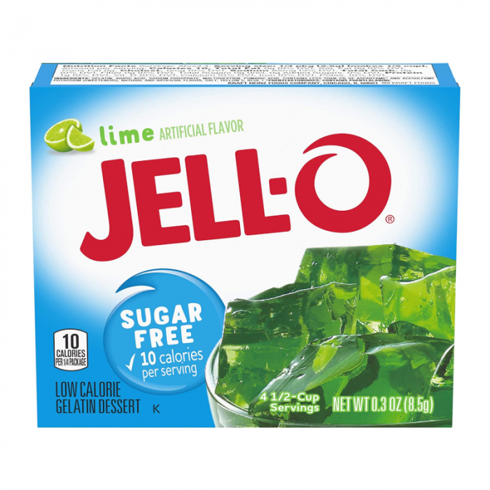 Jell-O Sugar Free Lime Gelatin (85g)