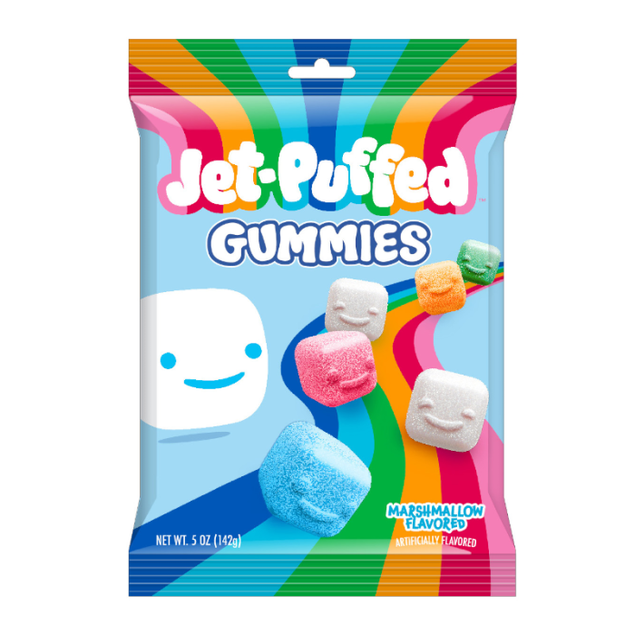 Jet-Puffed Gummies Peg Bag (142g)