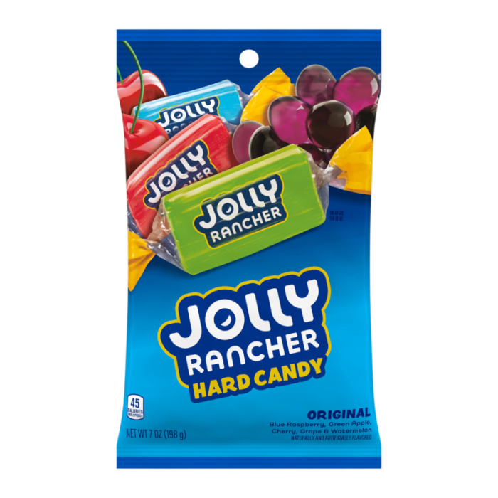 Jolly Rancher Hard Assorted Candy Original Flavours (198g)