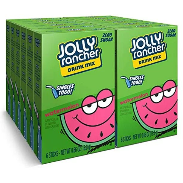 Jolly Rancher Watermelon Singles to Go 6 Pack (225.6g) (12 Pack)