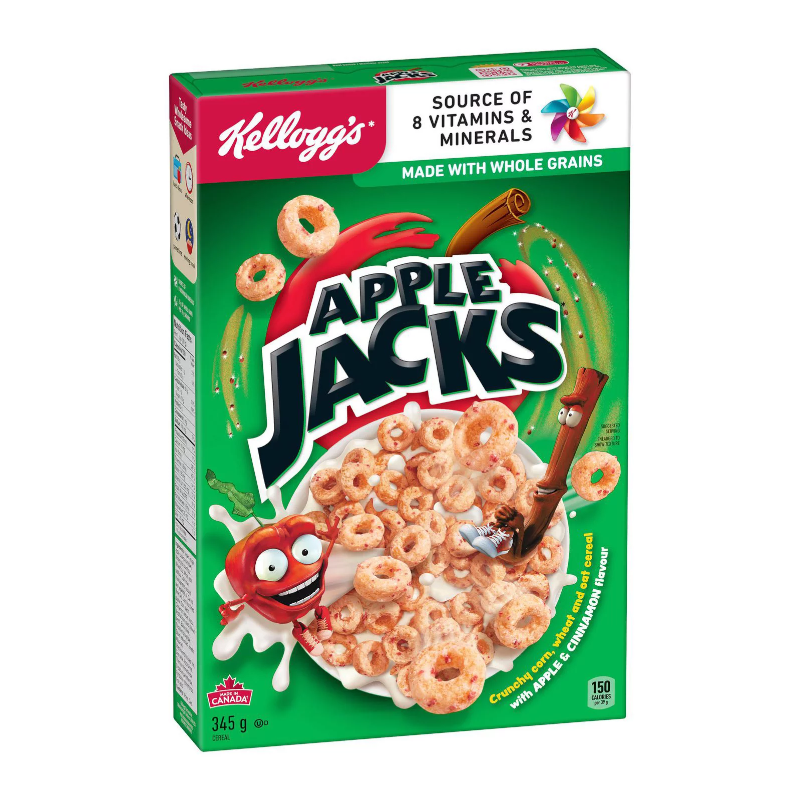 Kellogg's Apple Jacks Cereal (345g)