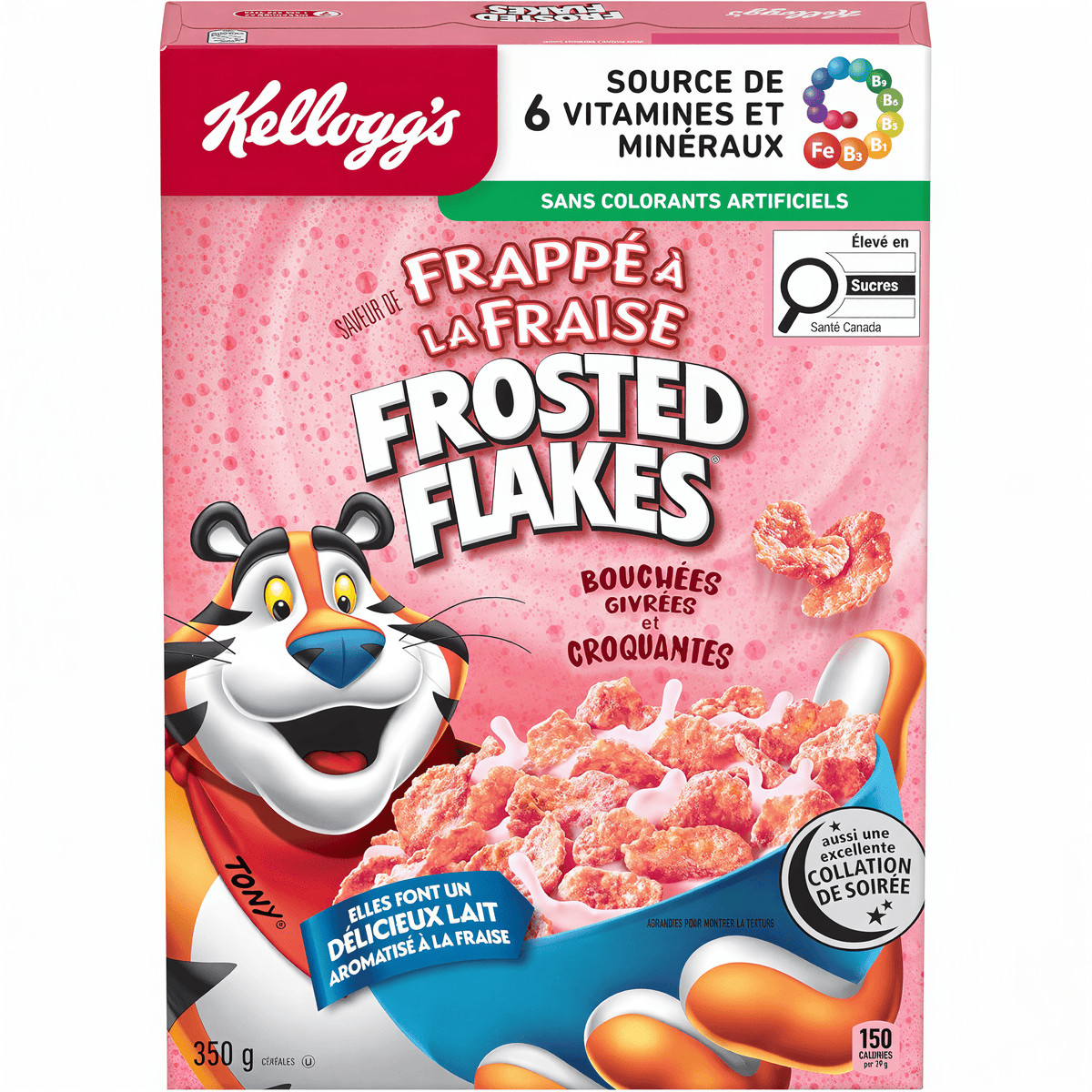 Kellogg's Strawberry Milkshake Frosted Flakes (350g)