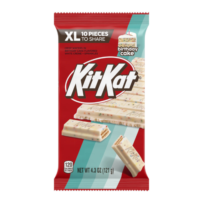 Kit Kat Limited Edition Birthday Cake XL Bar (121g)