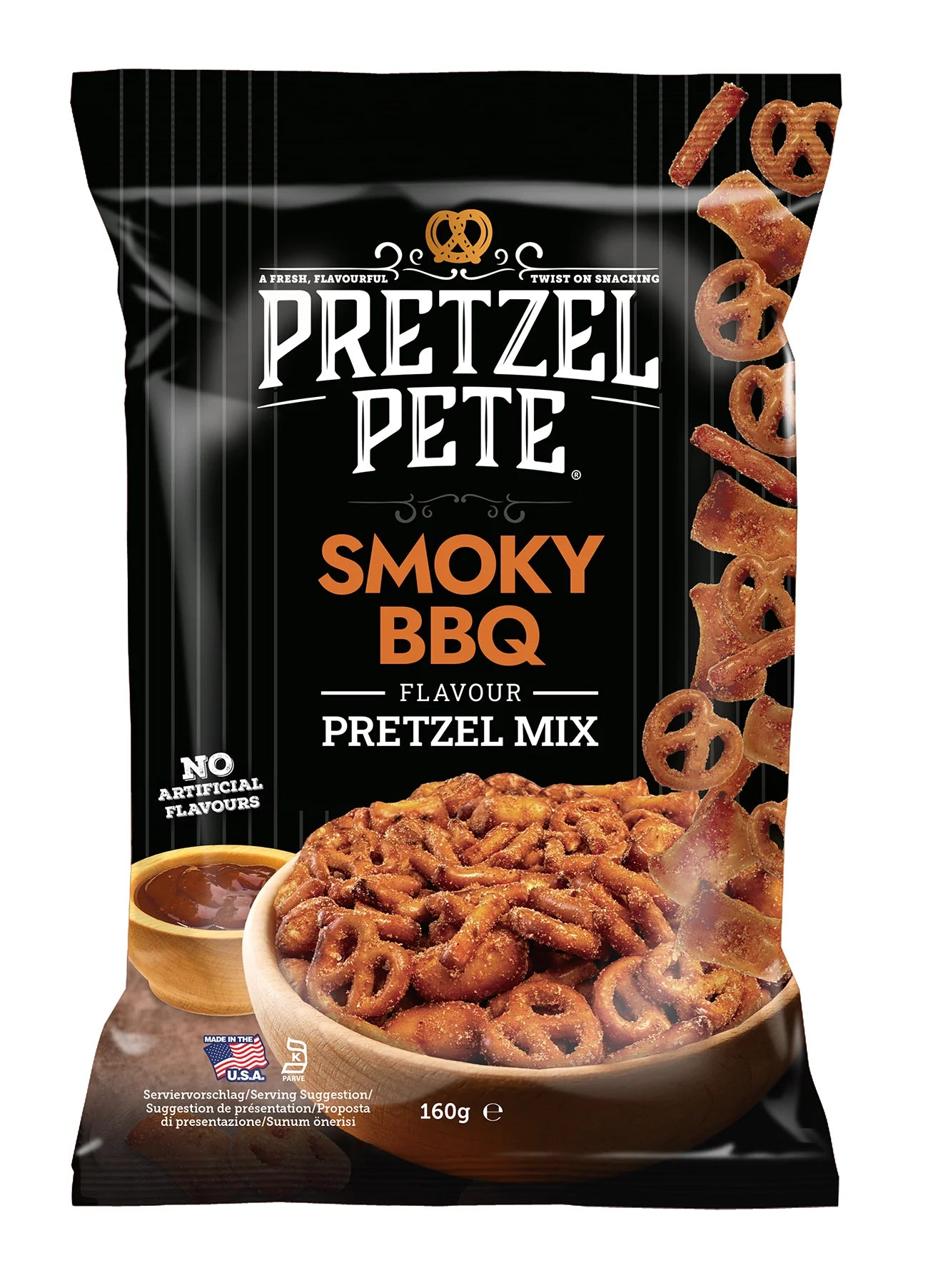 Pretzel Pete Mix Smoky BBQ Pretzel Pieces (160g)