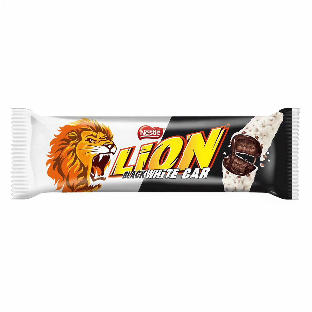 Lion Black & White Bar 42g