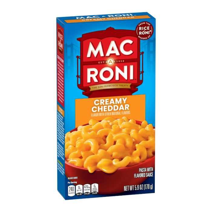 Mac-A-Roni Creamy Cheddar (170g)