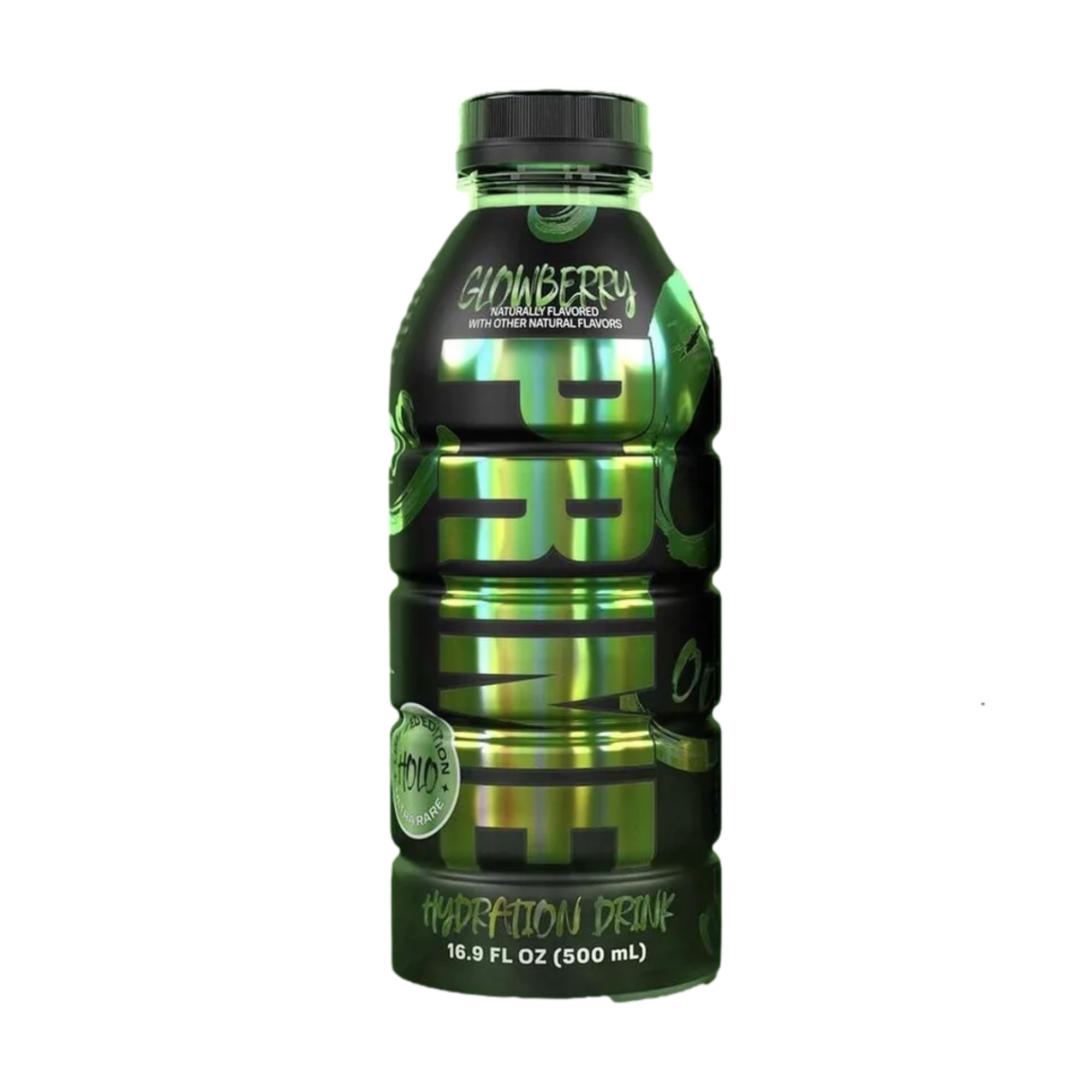 Prime Hydration Glowberry Ultra Rare Holo USA (500ml) (DAMAGED/ DENTED BOTTLE)
