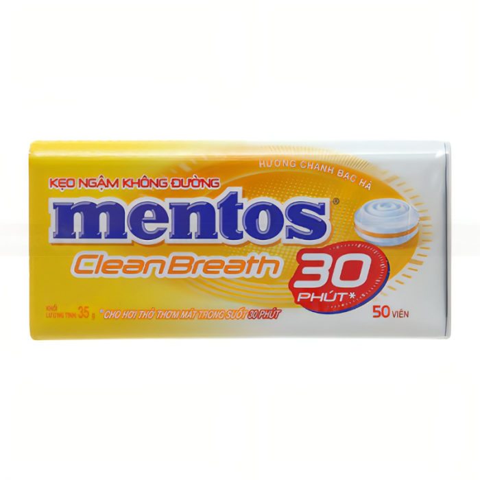 Mentos Clean Breath Lemon Mints (35g)