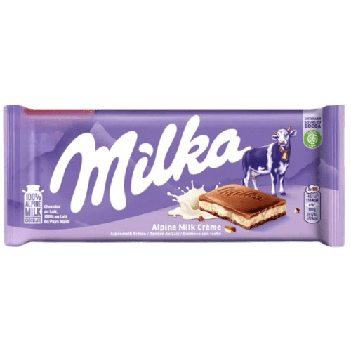 Milka Alpine Milk Crème (100g)