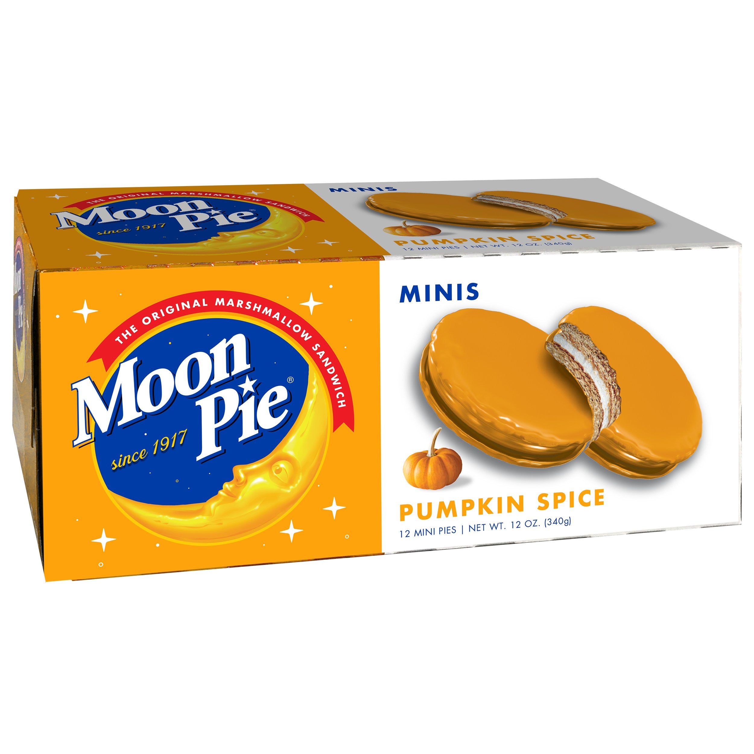 Chattanooga Moon Pie Minis Pumpkin Spice 12 Pack (340g)