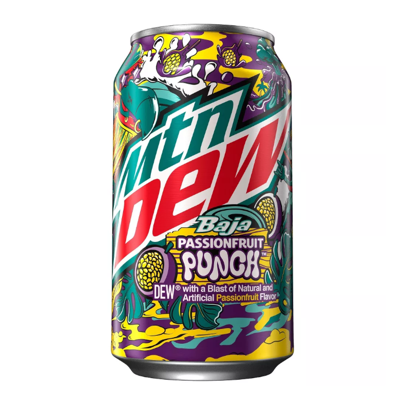 Mountain Dew Baja Passionfruit Punch (355ml)