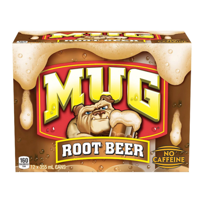 Mug Root Beer Case Of 12 (12 x 355ml)