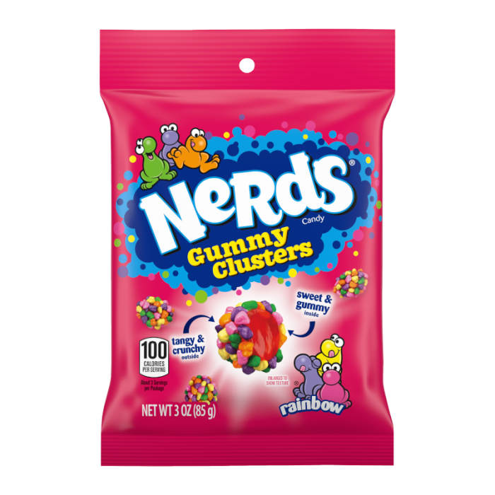 Nerds Gummy Clusters Rainbow (85g)