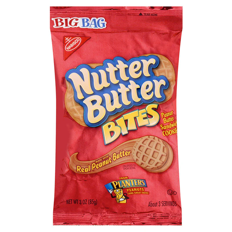 Nutter Butter Peanut Butter Creme Sandwich Cookies (85g)