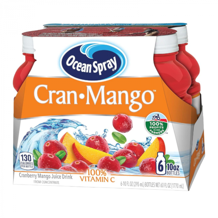 Ocean Spray Cran-Mango Juice (295ml) (6 Pack)