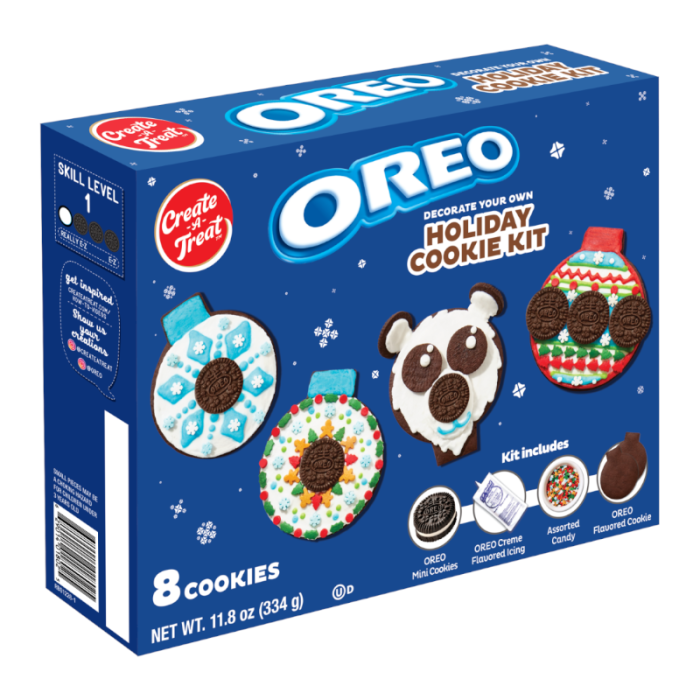 Oreo Decorate Your Own Holiday Cookie Kit (334g)