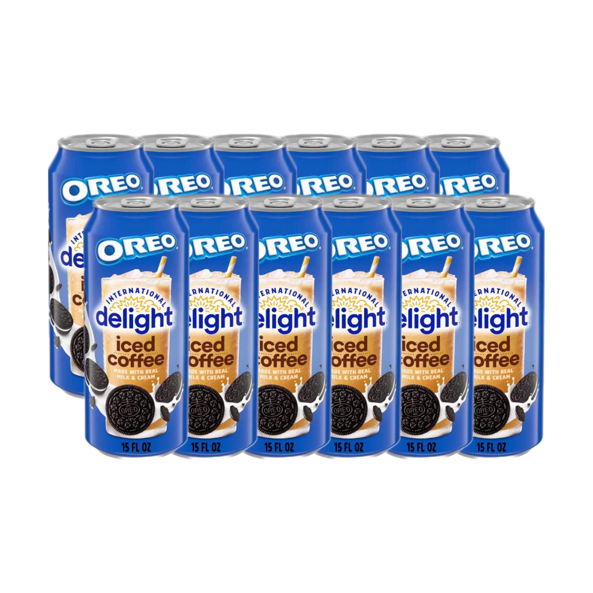 International Delight Oreo Iced Coffee Can Case of 12 (12 x 443ml)