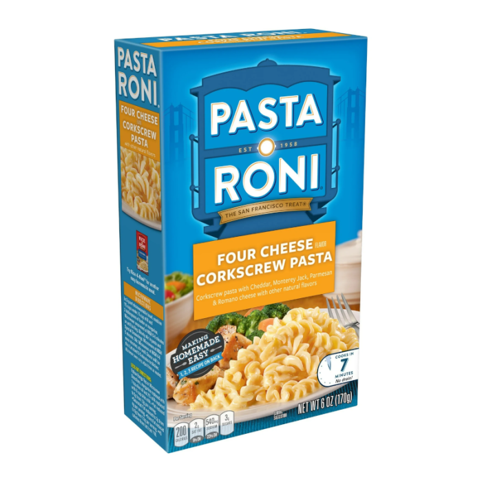 Pasta Roni Four Cheese Corkscrew Pasta (170g)