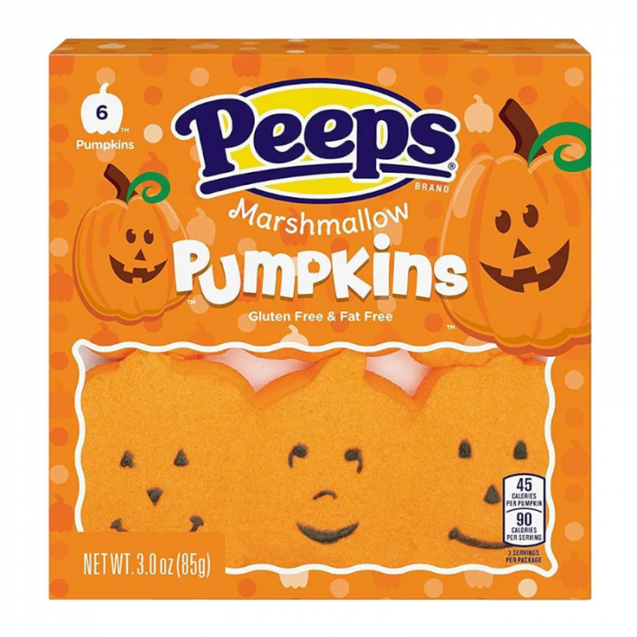 Peeps Halloween Marshmallow Pumpkins 6PK (85g)