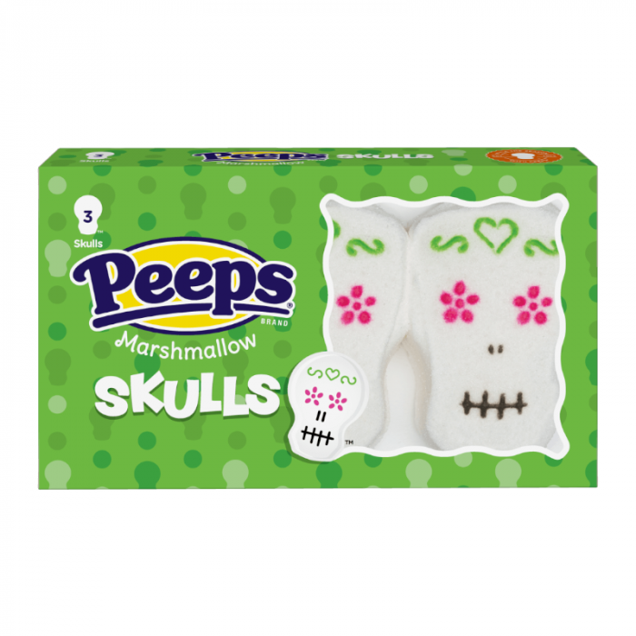 Peeps Halloween Marshmallow Skulls 3PK (42g)