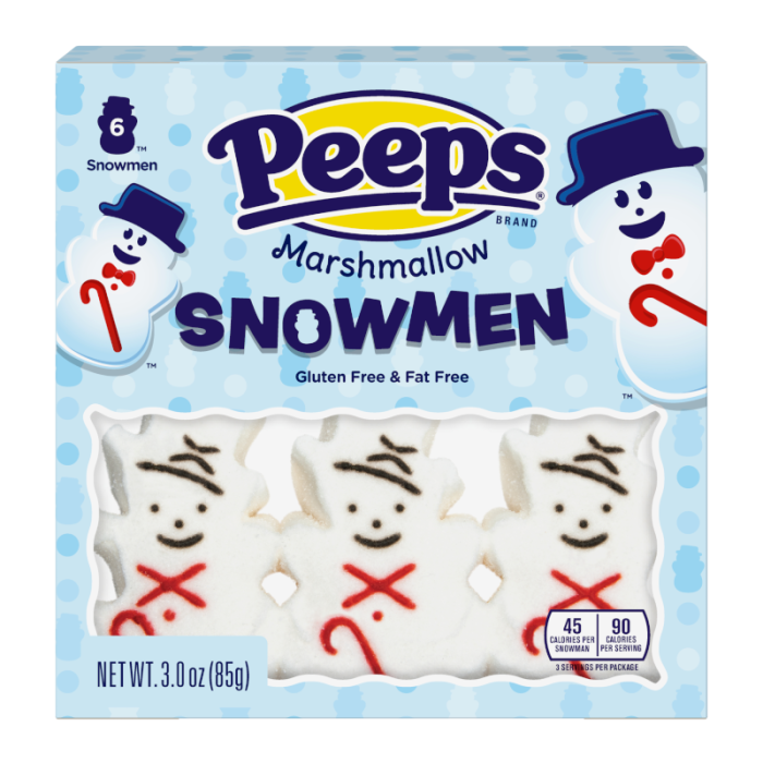 Peeps Marshmallow Snowmen 6PK (85g)