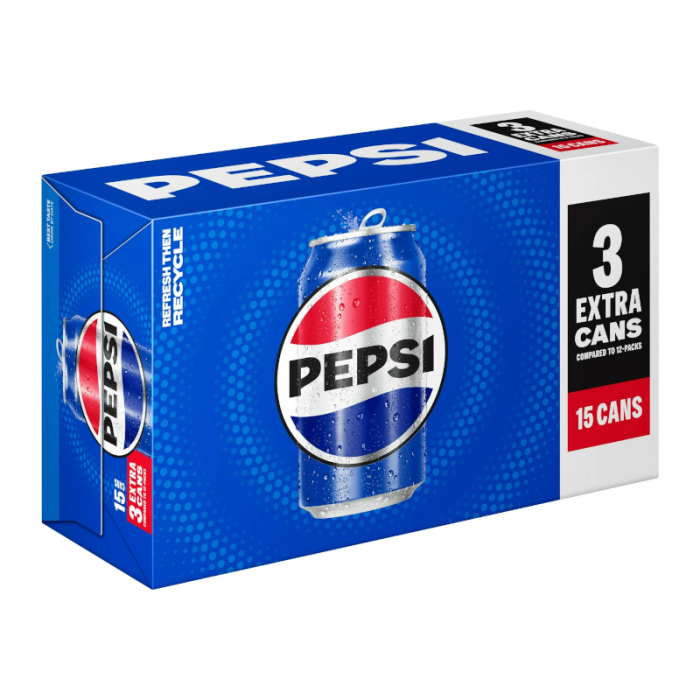 Pepsi Cola (US) Case of 15 (355ml x15)