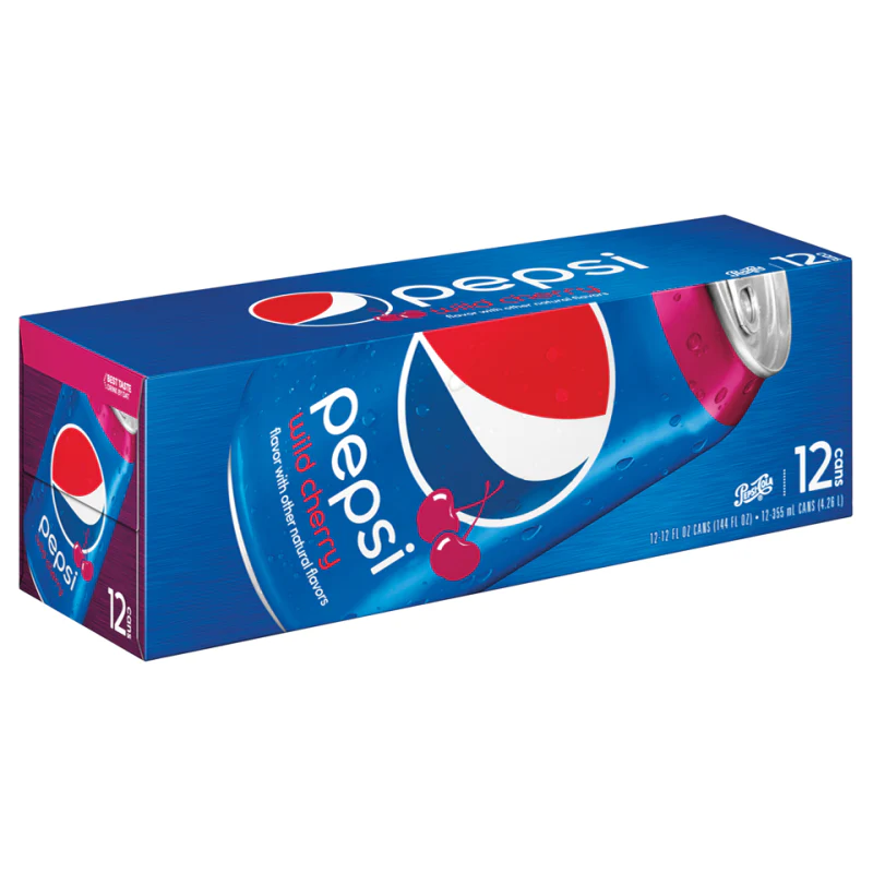 Pepsi Wild Cherry Case of 12 (355ml x12)