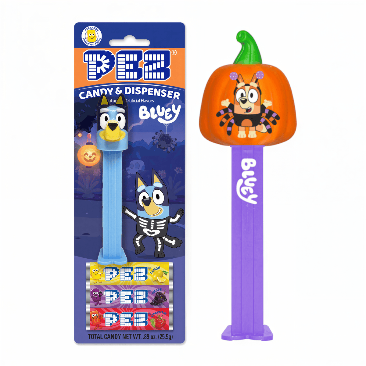 PEZ Halloween Bluey Blister Pack (24.7g)