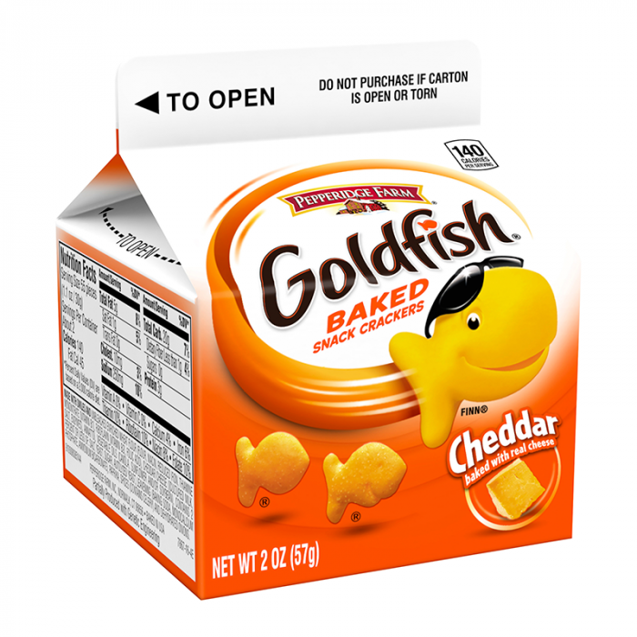 Goldfish Crackers Cheddar Carton (57g)