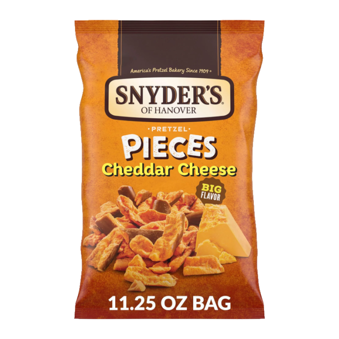 Snyder's Pretzel Pieces Cheddar Cheese BIG BAG (318g)