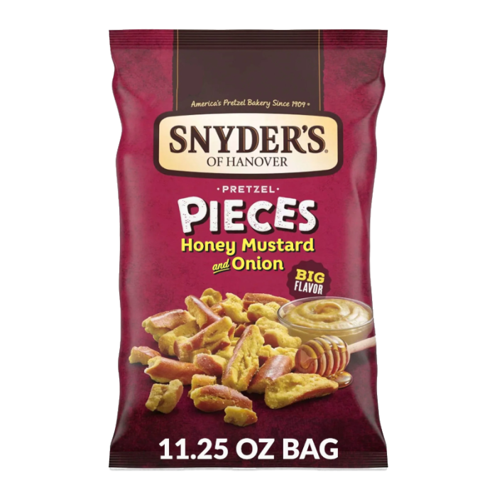 Snyder's Pretzel Pieces Honey Mustard Onion BIG BAG (318g)