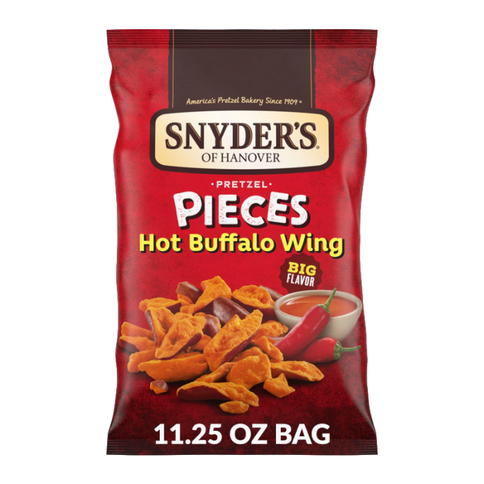 Snyder's Pretzel Pieces Hot Buffalo Wing BIG BAG (318g)