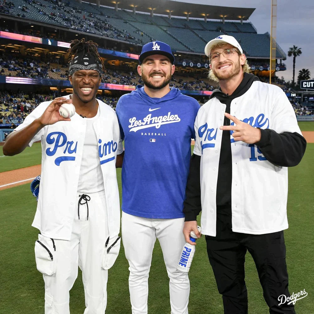Prime Hydration LA Dodgers LIMITED EDITION (500ml) (12 Pack) (DENTED/DAMAGED BOTTLES)