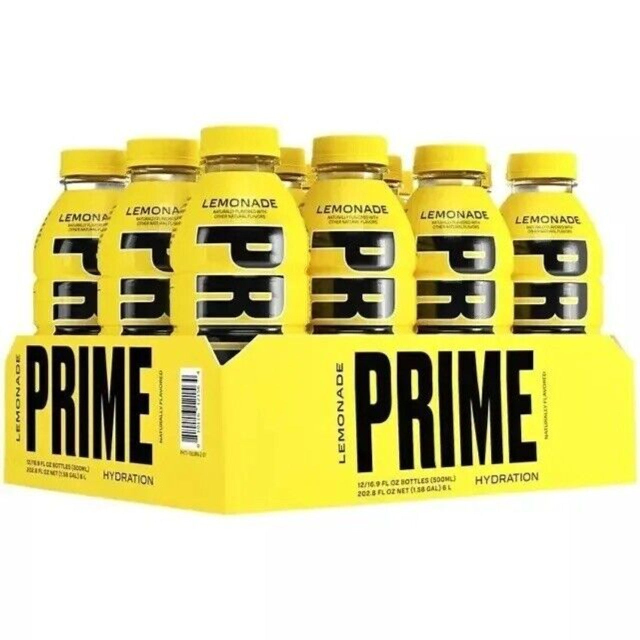 Prime Hydration Lemonade (500ml) (12 Pack) (DENTED/DAMAGED BOTTLES)