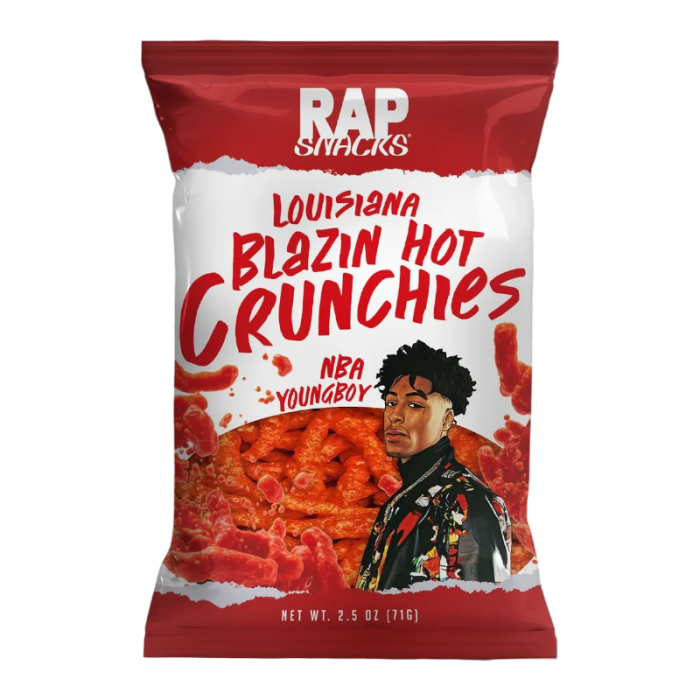 Rap Snacks NBA YoungBoy Blazin Hot Crunchies (99g)