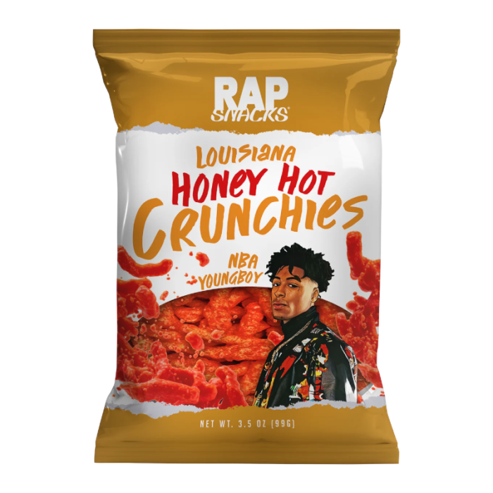 Rap Snacks NBA YoungBoy Honey Hot Crunchies (99g)