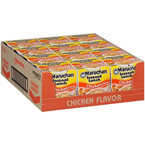 Maruchan Chicken Flavour Instant Lunch Ramen Noodles (64g) (12 Pack)
