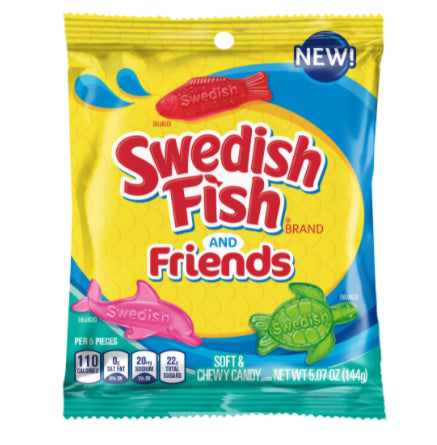 Swedish Fish & Friends (144g)
