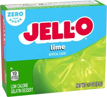 Jell-O Sugar Free Lime Gelatin (8.5g)