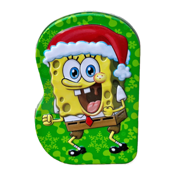 Spongebob Let's Shellebrate Sour Strawberry Candies Tin