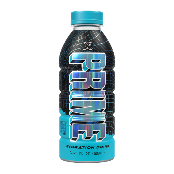 Prime Hydration X Blue Limited Edition Holographic Bottle (USA) (500ml